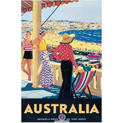 Australia Art Film Print Silk Poster Home Wall Decor 24x36inch