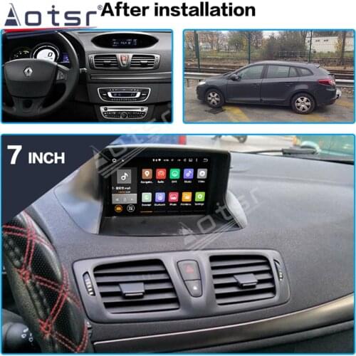 For Renault Megane 3 Renault Fluence 2009+ Car Radio GPS Navigation Android 10.0 PX5/6 Stereo Head Unit DVD Player Tape Recorder