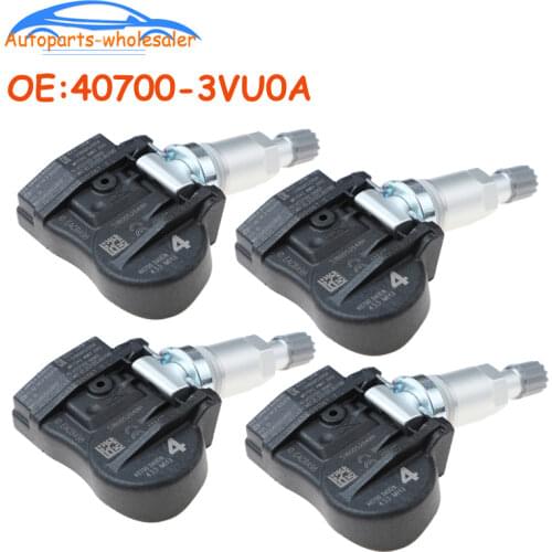 4 PCS 407003VU0A 40700-3VU0A For Nissan NOTE QASHQAI TIIDA Hatchback X-T Renault ESPACE V KOLEOS TPMS Tire Pressure Sensor