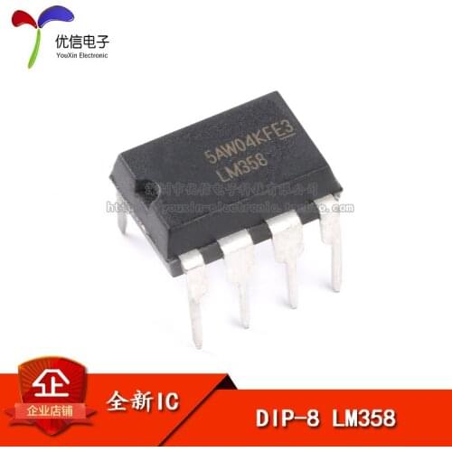 Dual-line LM358 op amp DIP-8