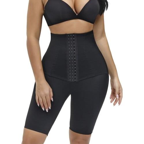 Women Tummy Control Butt Lifter Shapewear High Waist Trainer Body Shaper Shorts Thigh Slim Girdle Panties with Hook Hip Up