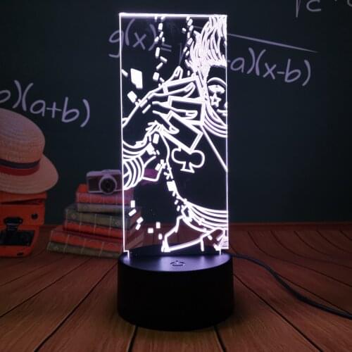 3D Night Lamp Anime Hunter X Hunter for Kids Child Bedroom Decor Nightlight Dropshipping Manga Gift Hunter X Hunter Night Light