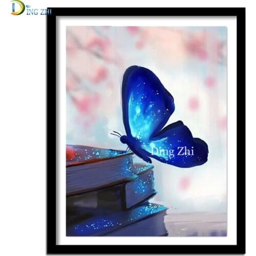 New Arrival Animal Butterfly 5D DIY Diamond Painting Full Rhinestone Diamond Embroidery Cross Stitch Mosaic Home Decoration Gift