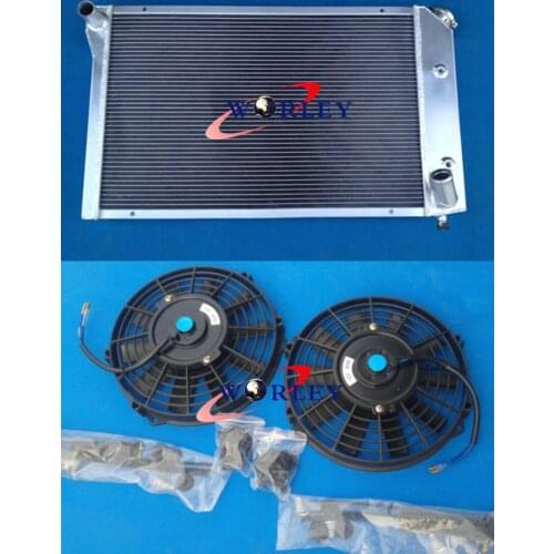 New Aluminum Radiator +FANS 1977-1983 for Chevy Corvette 1978 1979 1980 1981 1982 83
