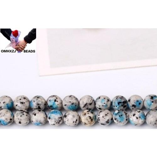 OMH Wholesale JD196 6 8 10 mm Jewelry DIY Making Bracelet Necklace Natural AAA Black Mica Loose Spacer Faceted Round Beads