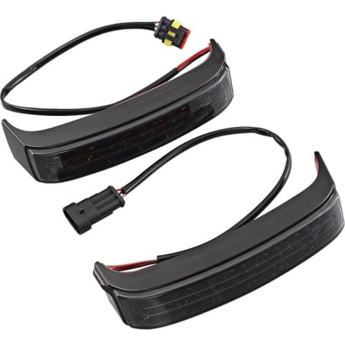 Saddlebag Luggage Housing Turn Signal Light Tail Brake Running Hazard Indivator Blinker Lamp for Harley Touring Road King FLHR