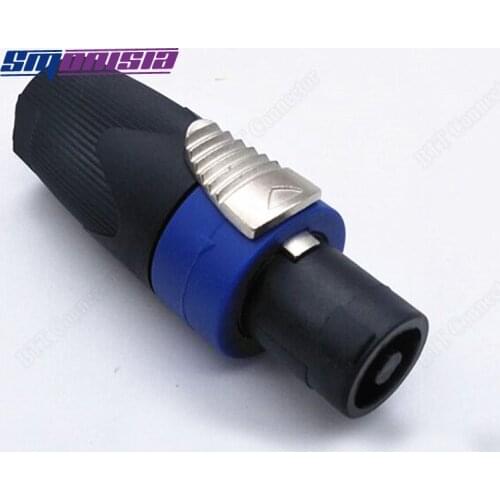 Smonisia 10pcs Professional 4-pin Cannon XLR Plug for Loudspeaker Box Stereo System