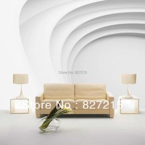 3D-0501 white abstract background for wall decoration milk whirling pattern wall stretch ceiling film for living room