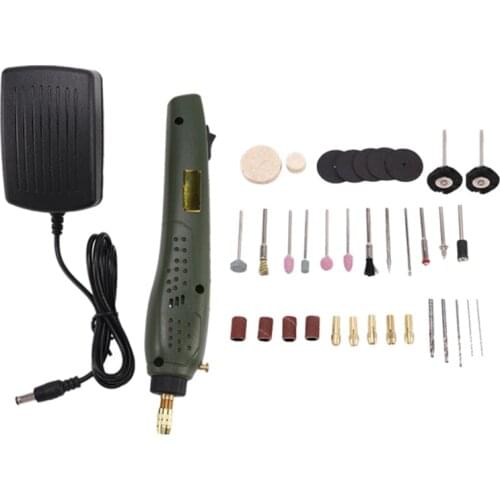 42In1 Portable Mini Electric Drill Set 16000Rpm Grinding Machine Engraving Drill Polishing Drill (EU PLUG)