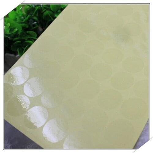 1000PCS/ Lot 35mm Waterproof Blank Packing Seal Stickers Labels Plastic Round Transparent PET Clear Self Adhesive Sealing Paste