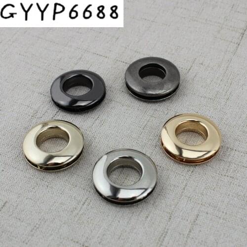 6 Colors 13mm 7 colors zinc alloy planar circular eyelet dress luggage hardware accessories Eye Corn Eye
