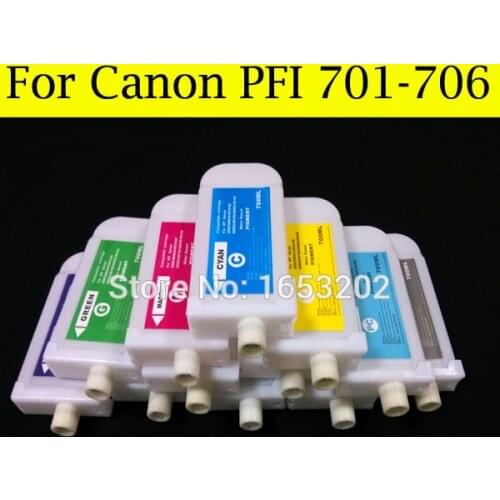700ML(12PCS) Refillable Ink Cartridge For Canon PFI-704 For Canon iPF8300 iPF8310 Printer Without Chip