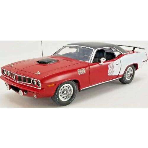 ACME 1:18 1971 Plymouth Street Fighter Hemi Cuda Collector Edition Metal Diecast Model Vintage Car Toy Gift