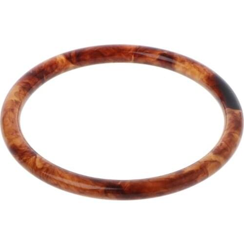 Tortoiseshell Acrylic Bracelet Resin Brown Leopard Mottled Bangle Women Jewelry 652B