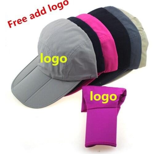 DIY Print Logo Quick Drying Sun Hats Beach Woman UV Protection Foldable Sun Hat Portable and Foldable