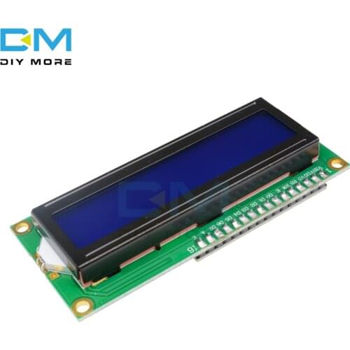 Blue Backlight Display IIC I2C TWI SPI Serial Interface 1602 16 X 2 16x2 Character Digital LCD Module Board For Arduino 5v