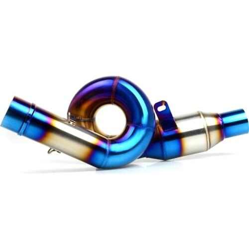 For kawasaki z800 Z 800 2013 to 2016 Motorcycle exhaust pipe middle pipeS Exhaust middle System Pipe