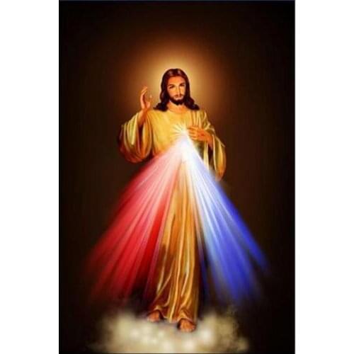 Divine Mercy Image Love Jesus Christ poster Motivational Art Film Print print Poster Home canvas painting Wall Decor