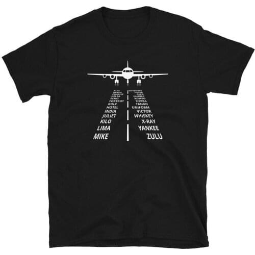 Pilot Gifts For Pilots Lingo Phonetic Airline Pilot Shirt Short-Sleeve Unisex T-Shirt