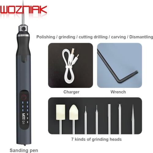 MaAnt D1 Speed adjustable electric grinding pen small grinding machine mini jade electric engraving pen engraving pen