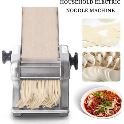 Paste Cutting Machine Noodles Maker 2 Blade Electric Dough Press Roller Spaghetti Kitchen Handmade DIY Appliance