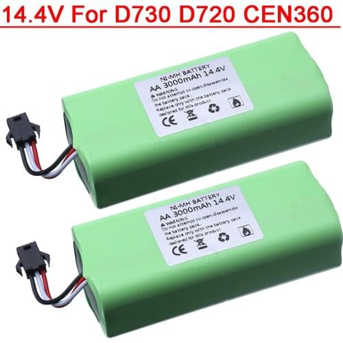 Ni-MH 3000mAh Original Battery rechargeable 14.4V for Seebest D730 Seebest D720 Ecovacs Mirror CEN360 robot Vacuum Cleaner Parts