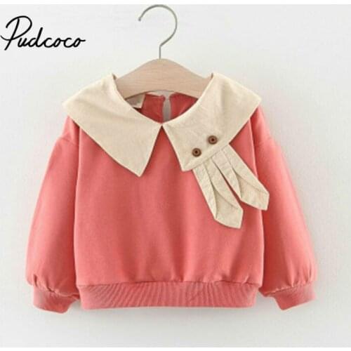 Fashion Design Rabbit Brand Quality Cotton Girl Sweatshirt Kids Children t shirt Blouse Girls Hoodies Kids Baby Girls Clothes