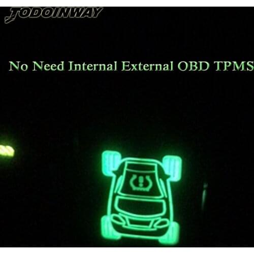 Real Time Tire Pressure Monitor System For Mitsubishi Outlander Xpander Car OBD TPMS Fatigue Driving Alarm Function No Sensor