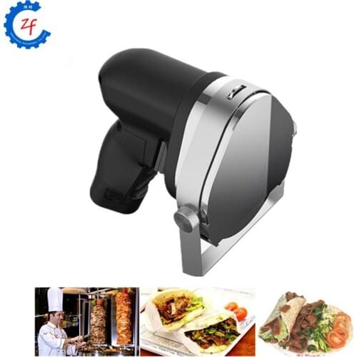 New electric meat cutter automatic rotary barbecue cirular knife scraping meat cutting machine