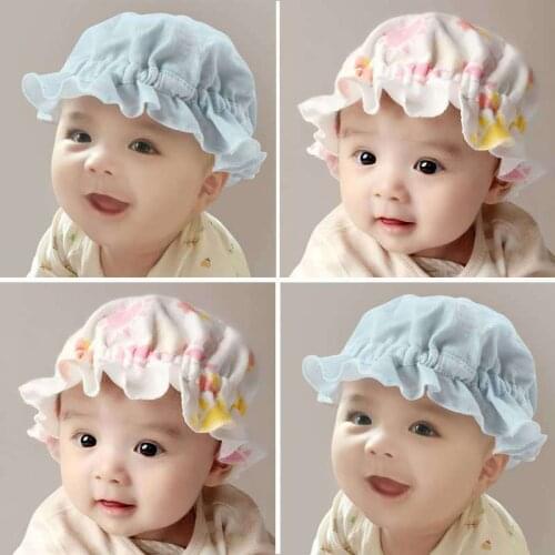 New style spring Summer Newborn baby hat Solid cotton hat boys Girls thin cap Sun Hats With Baby Girls Clothing Accessories