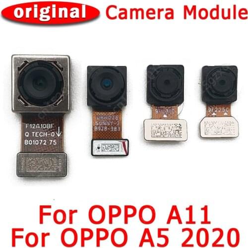 Original Rear View Back Camera For OPPO A11 A5 2020 Main Backside Big Camera Module Flex Cable Replacement Repair Spare Parts