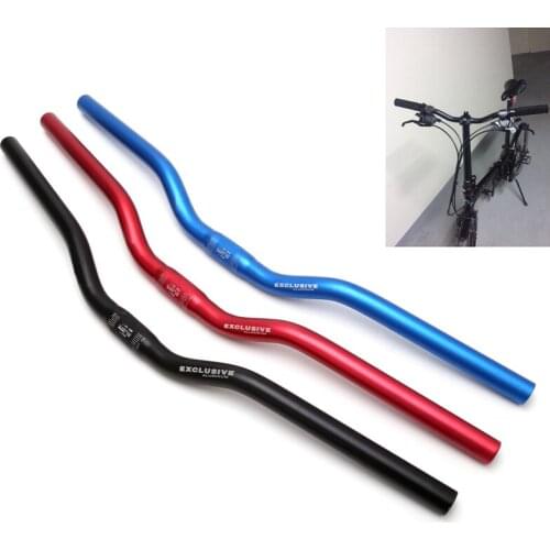 25.4mm 62cm Aluminum Alloy Handlebar MTB Handle Riser Bar For Mountain Road Bike Bicycle Bike Parts