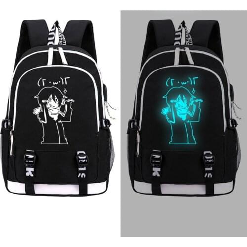 Anime Noragami ARAGOTO YATO Backpack Book bag USB Port Rucksack Student School Bag For Boys Girls Kids Travel Mochila Black