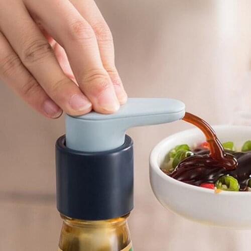 S/L Oyster Sauce Squeezer Kitchen Seasoning Bottle Nozzle Pump Head Oil Pot Universal Press Shampoo Gadgets Home Accessories