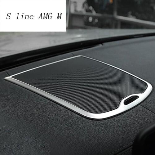 Car styling For BMW X3 G01 2018 dashboard Central Console Speaker Audio Cover Sticker Frame decoration Interior Auto Accessories