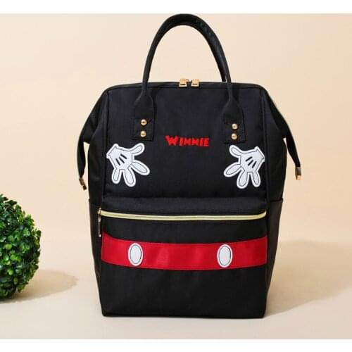 Disney Minnie Mickey Mouse Diaper Bags Mummy bag Backpack Larger Capacity Backpack Nappay Baby Bag Travel For Baby Care