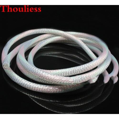 Thouliess HIFI Nordost Valhalla Top-rated Silver Plated + Shield Power Line Hi-End POWER CABLE 7N OFC Power Cord