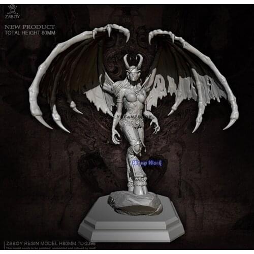 Wong Work Unpainted Resin 80mm Unassembled Garage Kits GK Model Kit Figure TD-2396