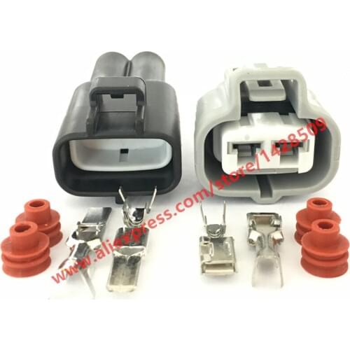 10 Sets 2 Pin Sumitomo Hydraulic Motor Plug Automotive Female HID Cable Connector For Toyota 11410 6189-0425 6188-0259