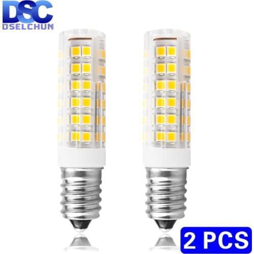 2pcs/lot 3W 4W 5W 7W E14 LED Bulb Lamp 220V-240V Mini Corn Bulb Light 2835SMD 360 Beam Angle Replace Halogen Chandelier Lights