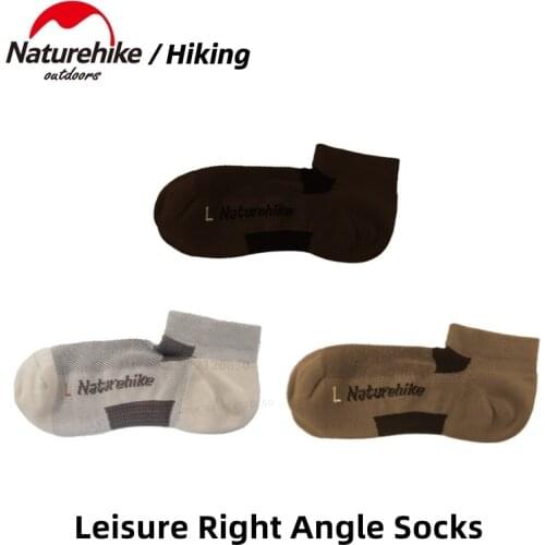 Naturehike 3Pair Professional Thin Anti-slip Breathable No Sweat Sports Socks Marathon Basketball Camping Running Socks Athletic