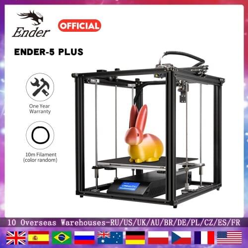 Ender-5 Plus 3D Printer BL Touch Levelling Dual Z-Axis Brand Power Large Printing Size Resume Print Filament Sensor Ceality 3D