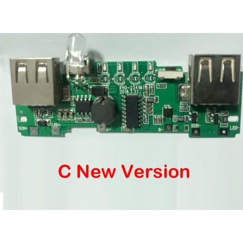 5V 2.1A Solar Mobile Power Bank Charger Module Lithium Battery Charging Boost Circuit Board For 18650/Lithium Polymer Battery