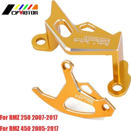 Rear Brake Caliper Adapter Guard Protector Protection Brake Guard For RMZ250 07-17 RMZ450 RMZ 250 450 2005-2008 2009 2010-2017