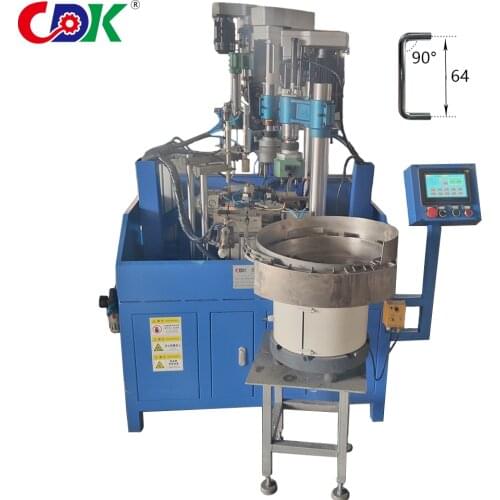 Four Station Rotary Table Automatic Drilling Tapping Machine For Door Handle