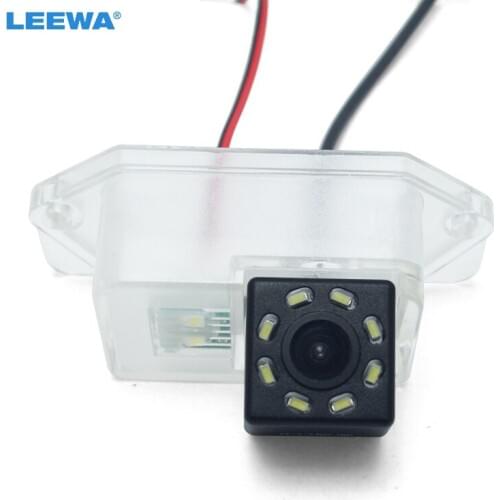 LEEWA Car Backup Rear View Camera with LED For Mitsubishi Lancer/Lancer Evolution/Outlander Reversing Camera #CA5922