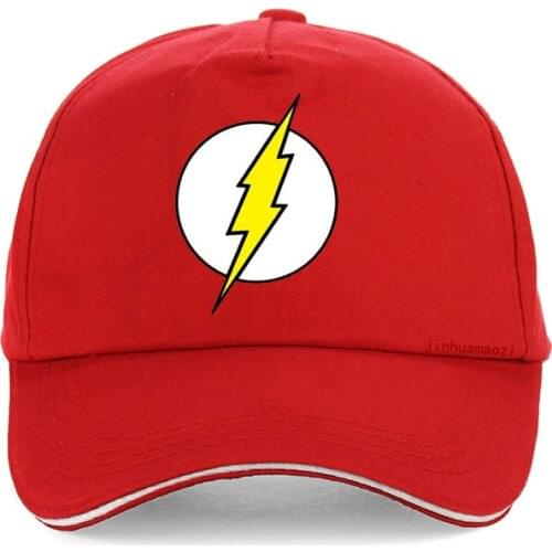The BIG BANG Theory dad hat The lightning Print The Flash Men baseball cap Hot Sale Casual Summer Men women trucker cap bone