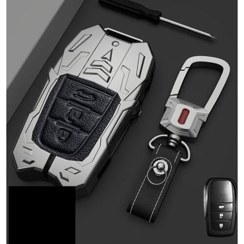 Car Remote Key Case Alloy Shell Protection Cover Car Styling For TOYOTA CAMRY COROLLA Highlander RAV4 Auto Accessories