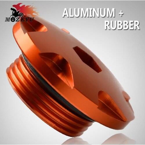 For 390 200 2011 2012 2013 2014 2015 2016 Motorcycle Accessories CNC Aluminium Engine Igntion Cover Plug Orange