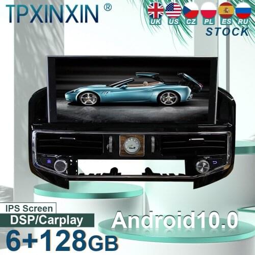 10.0 For Toyota Land Cruiser LC300 08-21 Android Car Stereo Radio with Screen Tesla Player GPS Navigation Head Unit Carplay DSP